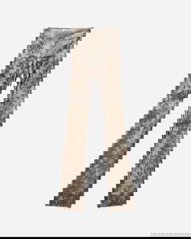 Nohavice Jean Paul Gaultier Medaillon Flare Pants Hnedá | 2503WTR016M006 P6965, 1