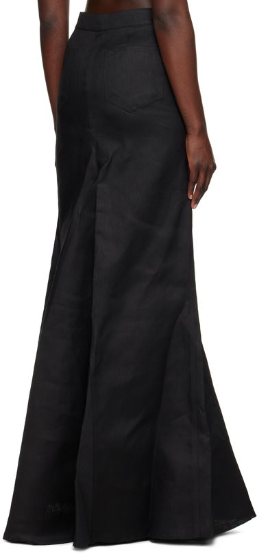 Sukňa Rick Owens Rick Owens Hollywood Godet Maxi Skirt Čierna | RP01E7369 TWL, 2