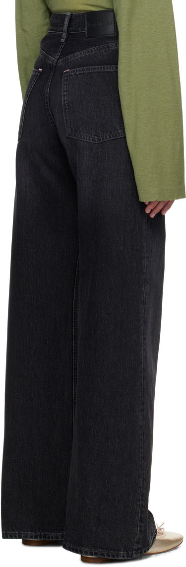 Džínsy Acne Studios Relaxed-Fit Jeans Čierna | A00463-, 2
