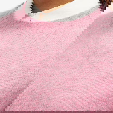 Sveter YMC Jets Knit Jumper Ružová | Q8XMA-Pink, 5