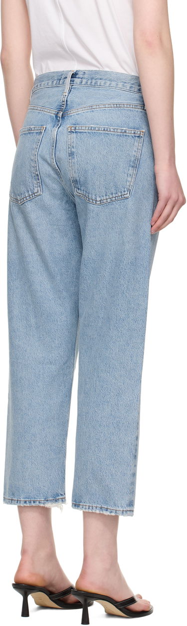 Džínsy AGOLDE AGOLDE 90's Crop Mid Rise Straight Jeans Modrá | A173H-1206, 2