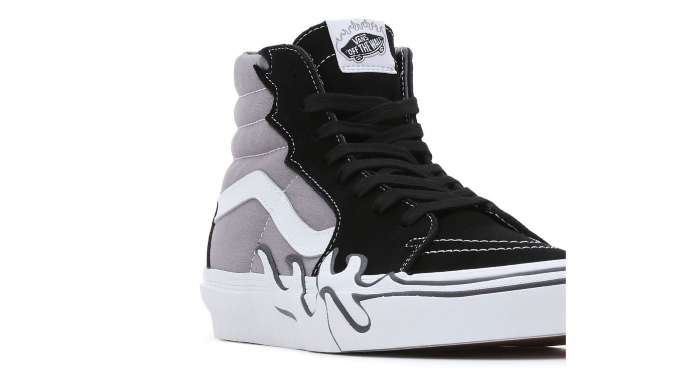 Tenisky a topánky Vans SK8-Hi Flame Šedá | VN0005UJBGF, 1