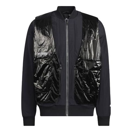 Bomber bunda adidas Originals Transformers Crossover Sports 2-In-1 Vest Jacket Čierna | HM7466