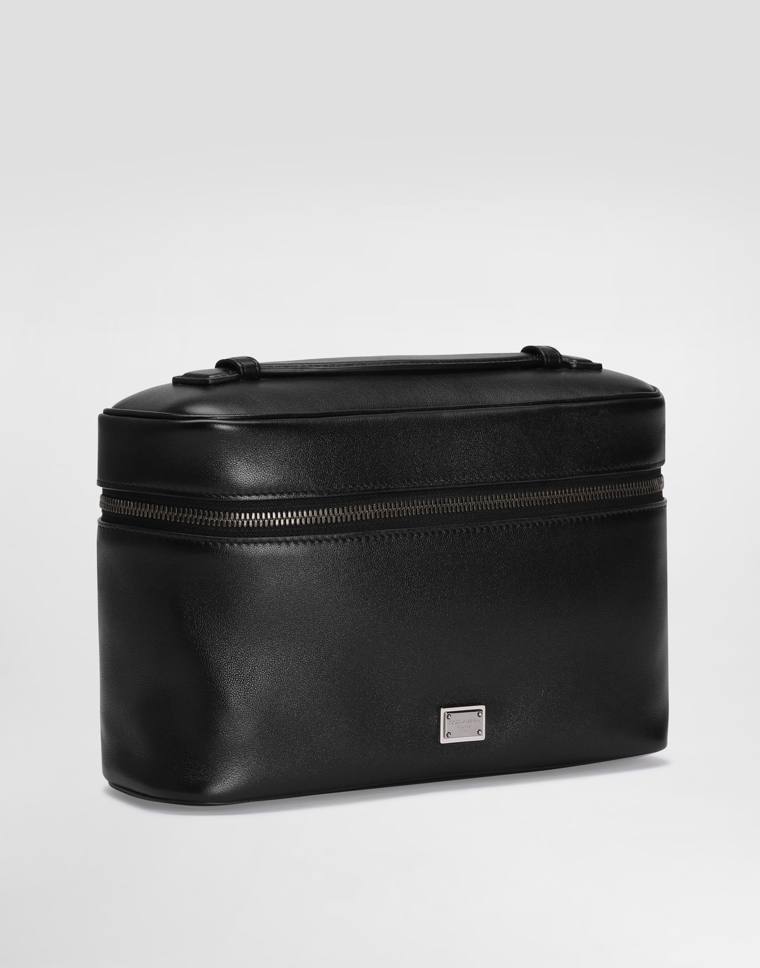 Cestovná taška Dolce & Gabbana Dolce & Gabbana Calfskin Nappa Leather Toiletry Bag Čierna | BT3339AV95680999, 1