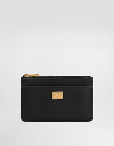 Peňaženka Dolce & Gabbana Dolce & Gabbana Plongé Calfskin Card Holder Čierna | BI1261A9S2580999, 0