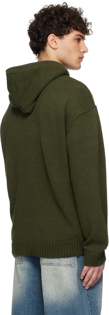 Mikina Dime Wool Hoodie Zelené | DIMEHO2412ARM, 2
