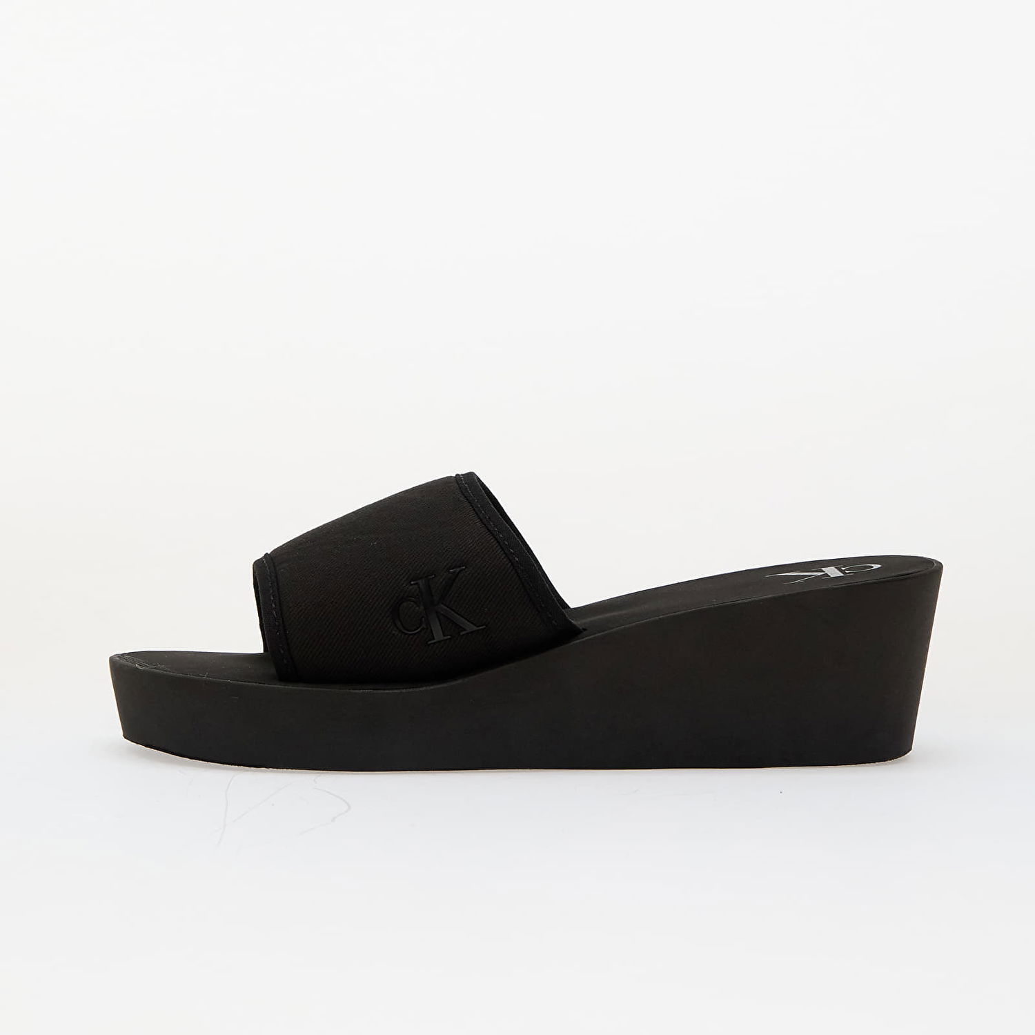 Tenisky a topánky CALVIN KLEIN Jeans Beach Wedge Slide Ca Black Čierna | YW0YW01725 0GJ, 0