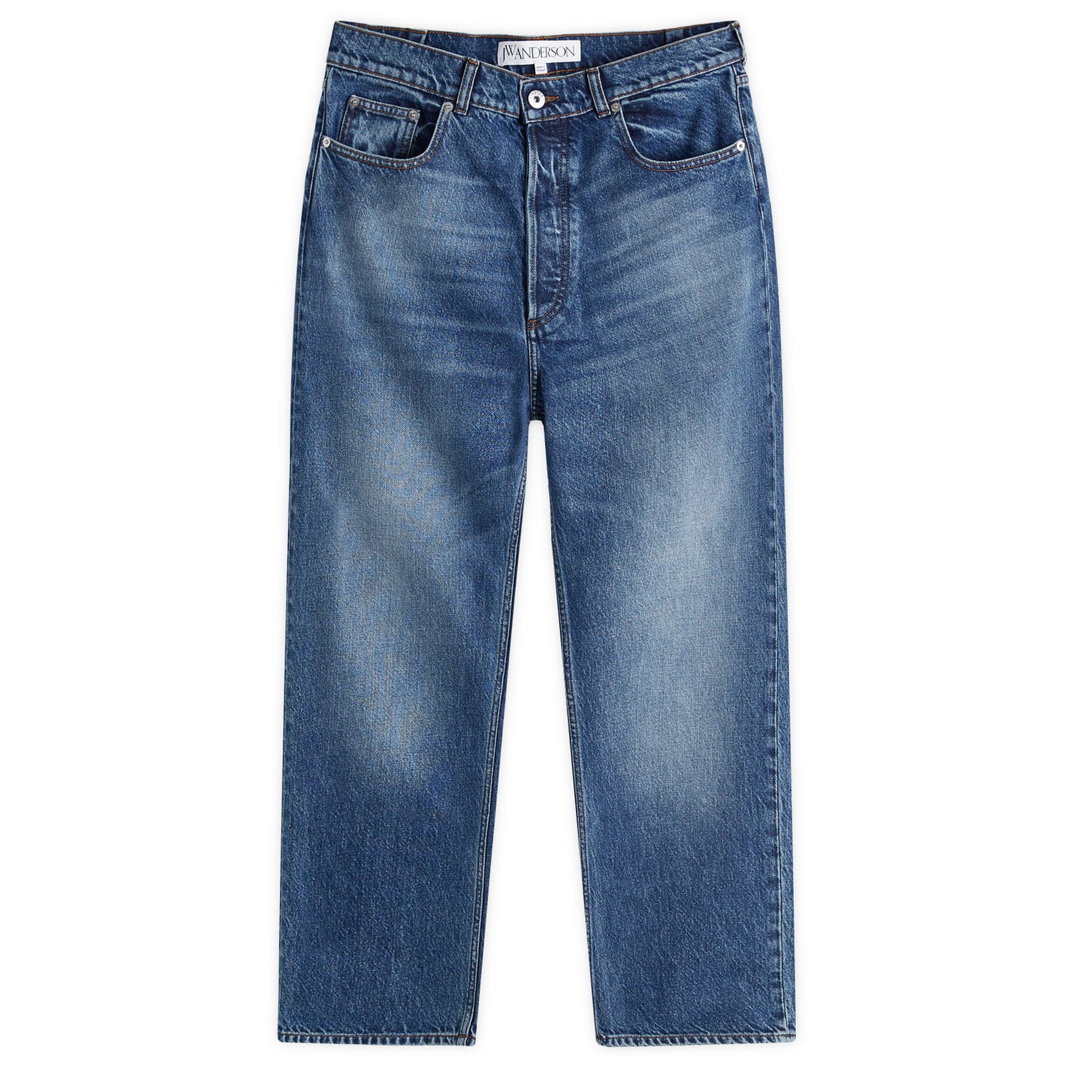 Džínsy JW Anderson Cropped Straight Leg Jeans Modrá | DT0094-PG1619-844, 0
