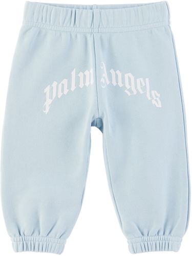 Tepláky Palm Angels Palm Angels Printed Lounge Pants Modrá | PGXD002S24FLE0013801, 0