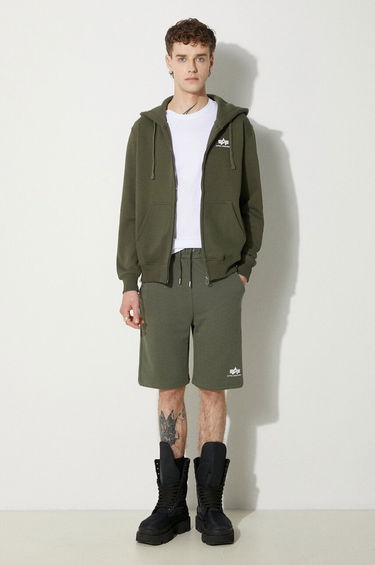 Tričko Alpha Industries T-Shirt With Print Biela | 128507CP.573, 1