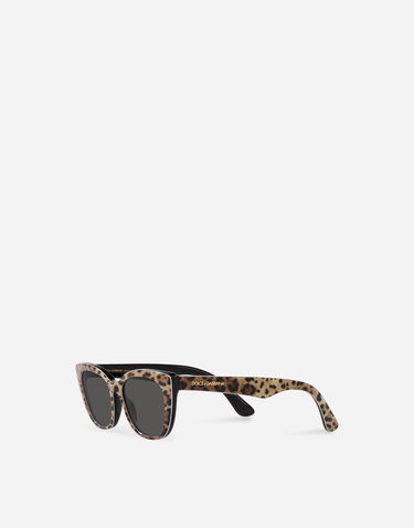 Slnečné okuliare Dolce & Gabbana Dolce & Gabbana Leo Print Acetate Sunglasses Hnedá | VG442CVP3879V000, 1