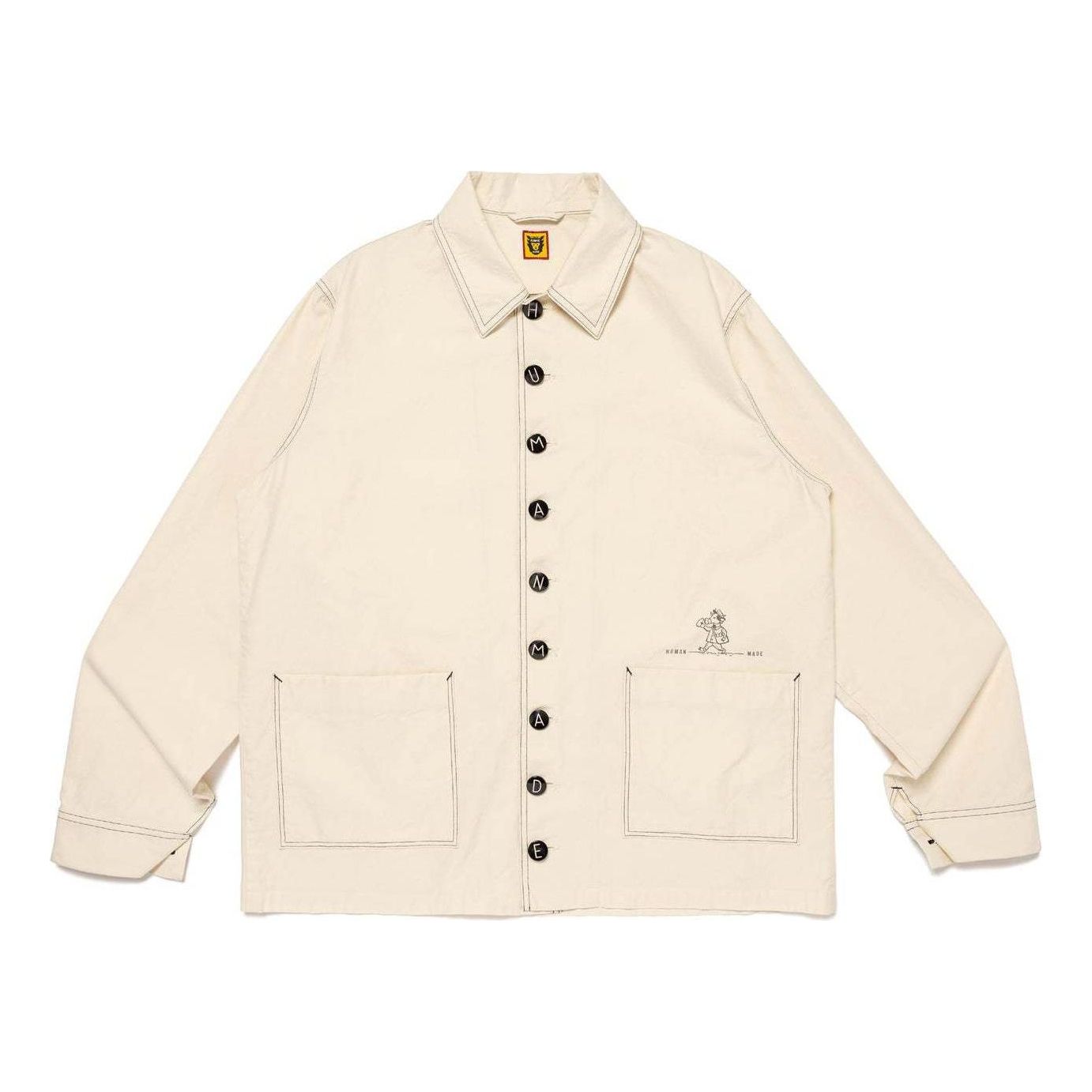 Košeľa Human Made Milk Boy Buttoned Work Jacket Béžová | HM27JK023, 0