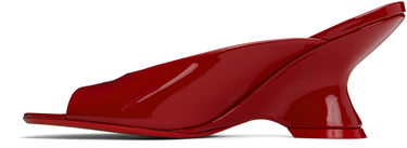 Doplnky Dries Van Noten Dries Van Noten Open-Toe Leather Mules Červená | WS251-1561-189, 2