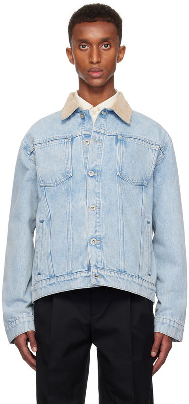 Bunda Drôle de Monsieur Drole De Monsieur 'La Veste Jean Delavee' Denim Jacket Modrá | PERM-JT182-CO123-LBE, 0