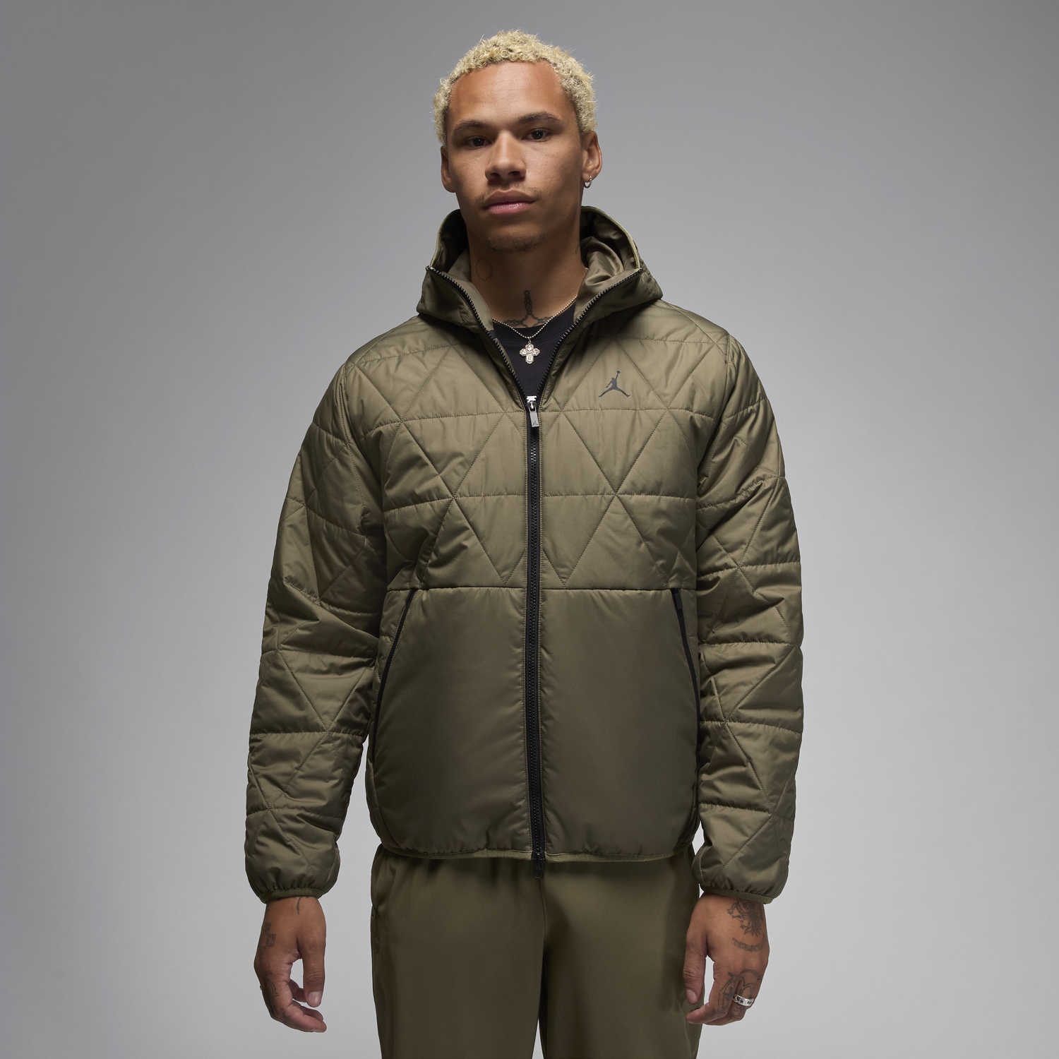 Prešívaná bunda Jordan Therma-FIT Jordan Sport Zelené | FZ3162-222, 0