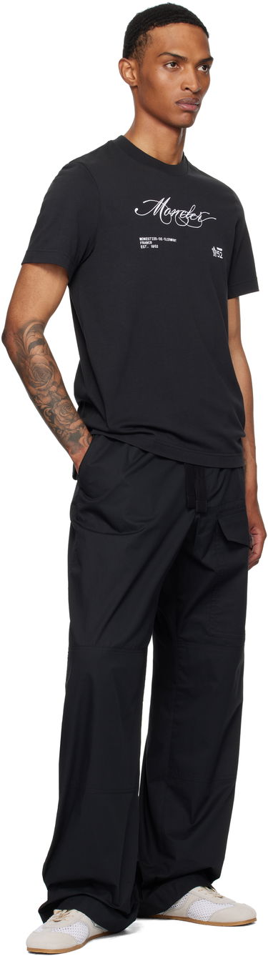 Tričko Moncler Moncler Archivio Creativo T-Shirt Čierna | K20918C0001289AUG, 4
