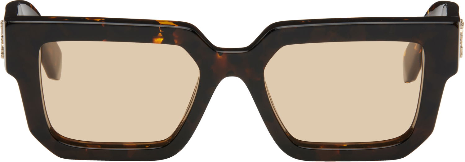 Slnečné okuliare Off-White Off-White Silverstone Square Sunglasses Hnedá | OERI146S25PLA0016062, 0