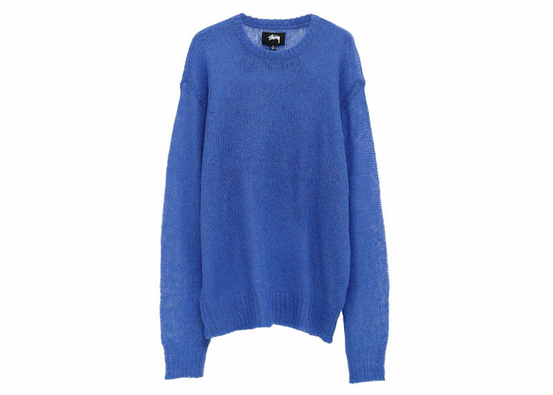 Sveter Stüssy Loose Knit Sweater Modrá | 117205-M03, 0