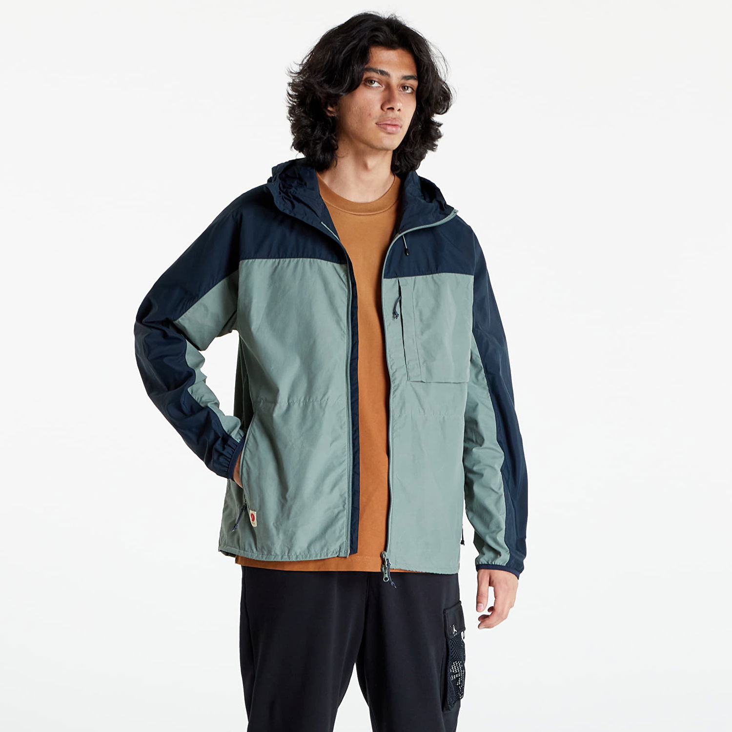 Bunda FJÄLLRÄVEN High Coast Wind Jacket Šedá | F82606-614-560, 0