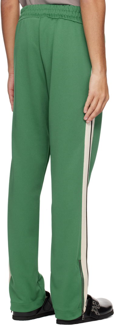 Tepláky Palm Angels Palm Angels Embroidered Logo Track Pants Zelené | PMCJ020S25FAB0015703, 2