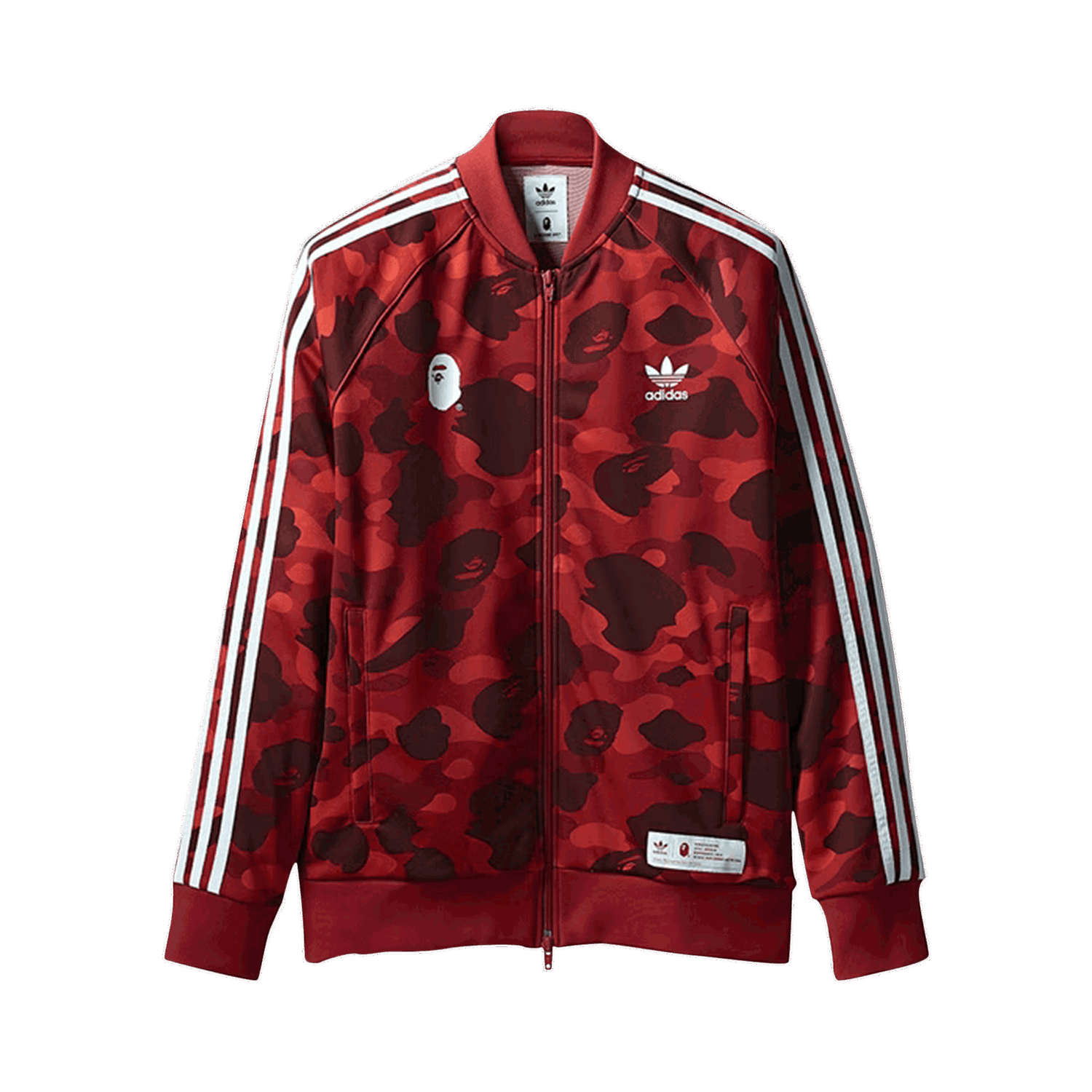 Vetrovka adidas Originals BAPE adicolor Track Top Červená | DP0184, 0