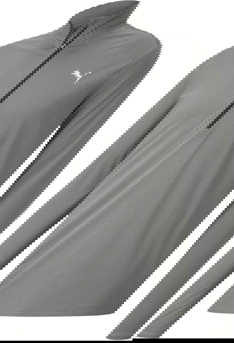 Mikina Puma Cross the Line Quarter-Zip Running Top Šedá | 519592-001, 0
