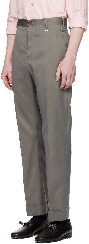 Nohavice Vivienne Westwood Vivienne Westwood Doc Trousers Šedá | 2F01001B-W011Z-, 3