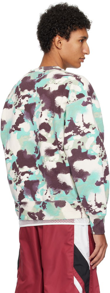 Mikina BAPE A Bathing Ape Map Camo Crewneck Sweatshirt Rôznofarebný | 001SWL301001M, 2