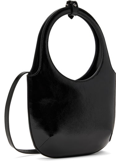Kabelka Courrèges Leather Shoulder Bag Čierna | 424GSA102CR0043, 2