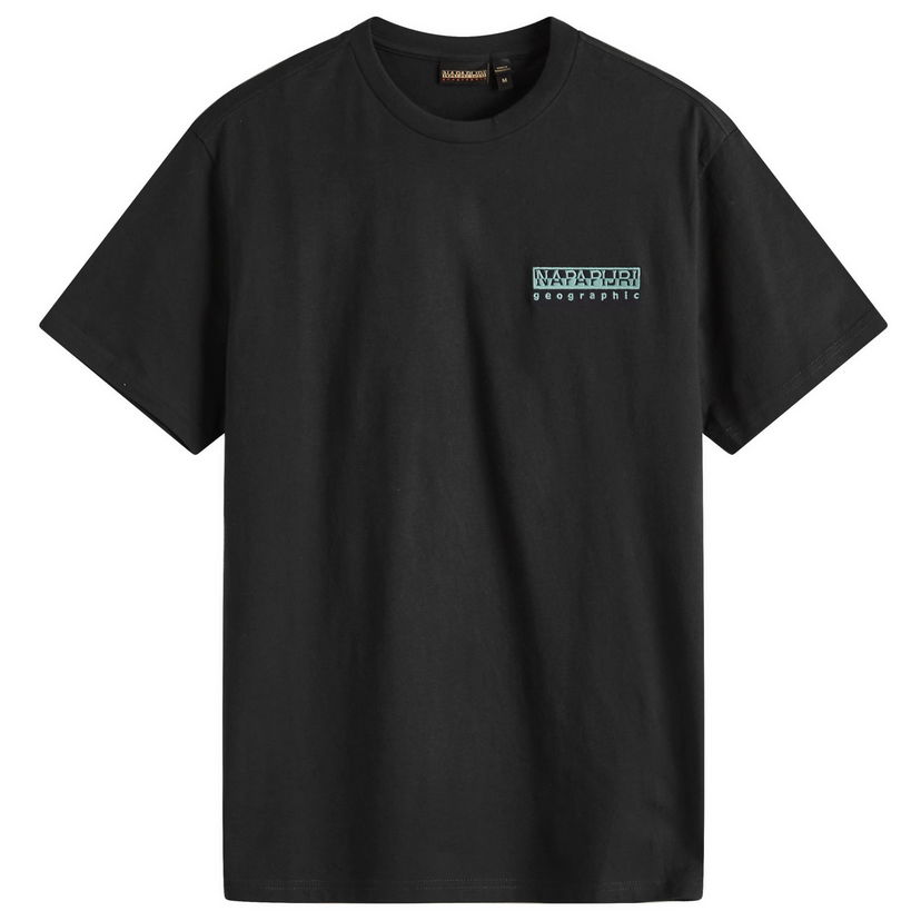 Tričko Napapijri Napapijri Geographic T-Shirt Čierna | NP0A4ILX9411