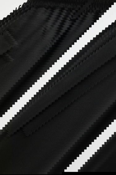 Nohavice Y-3 Y-3 Refined Wool Wide-Leg Trousers Čierna | JX7275, 5
