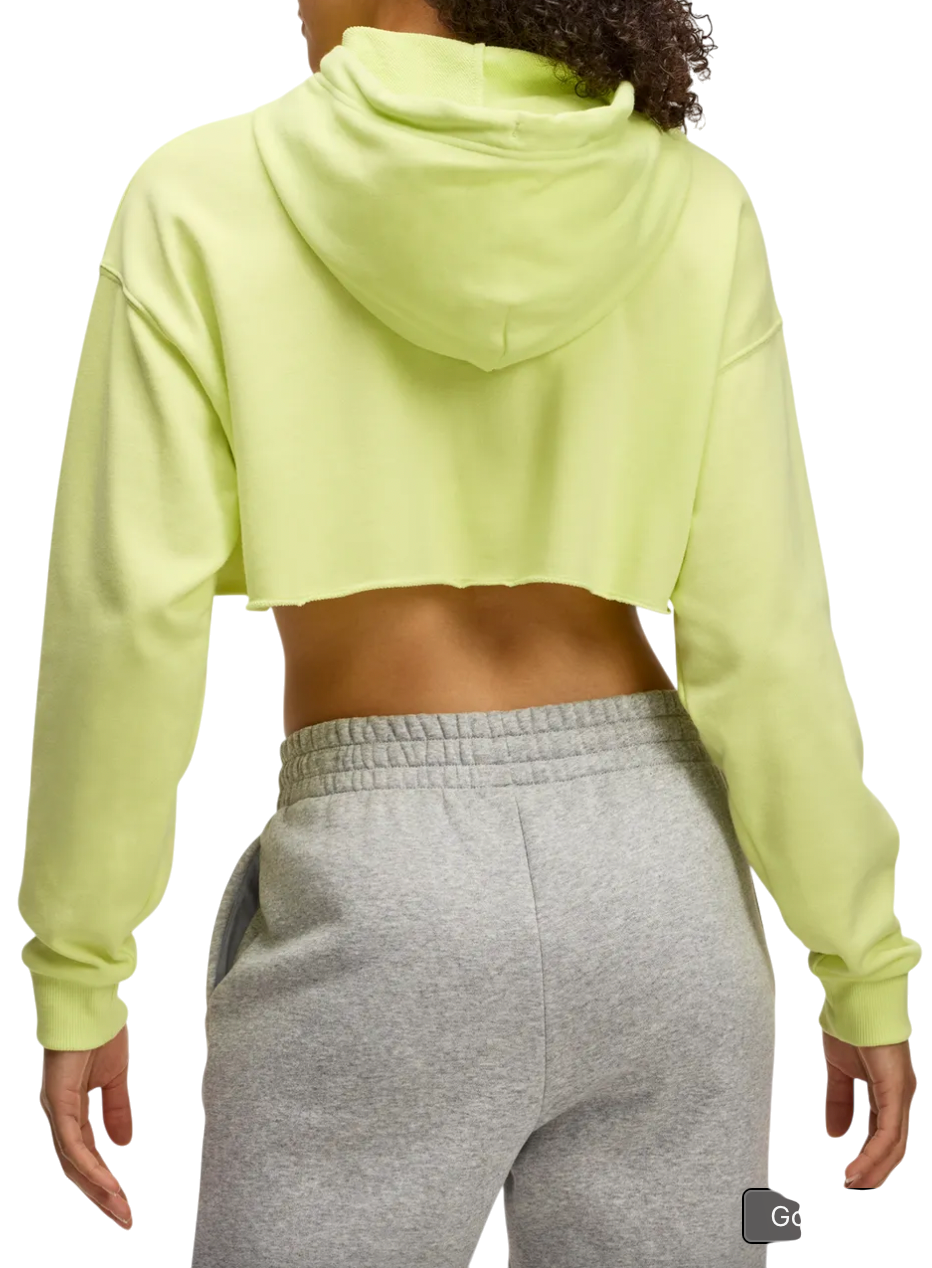 Mikina Under Armour Under Armour UA Icon Terry Crop Hoodie Žltá | 1389640-727, 1
