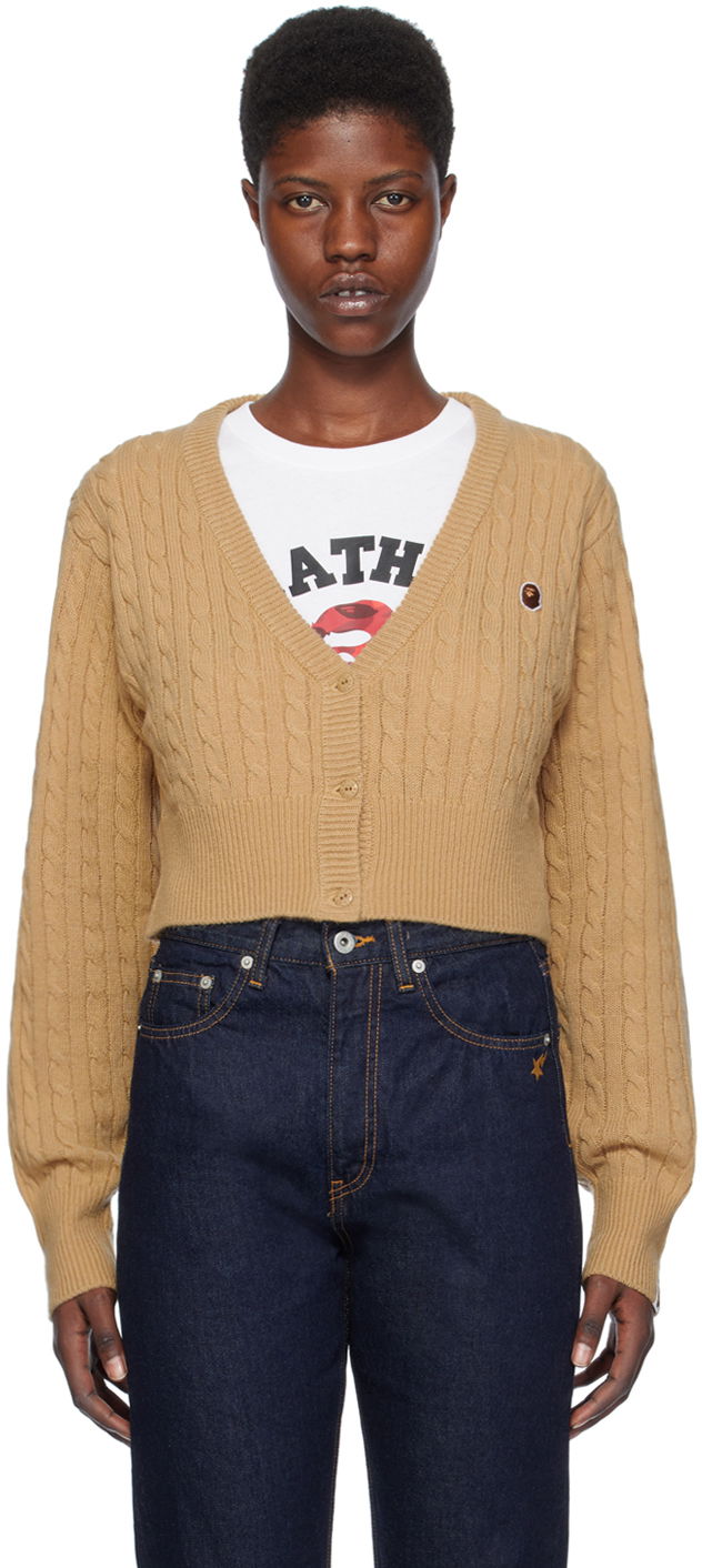 Cropped Cardigan "Tan"