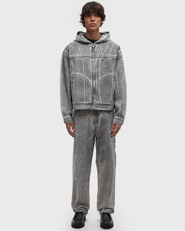 Mikina DAILY PAPER Waxed Denim Jacket Šedá | 2421033, 1