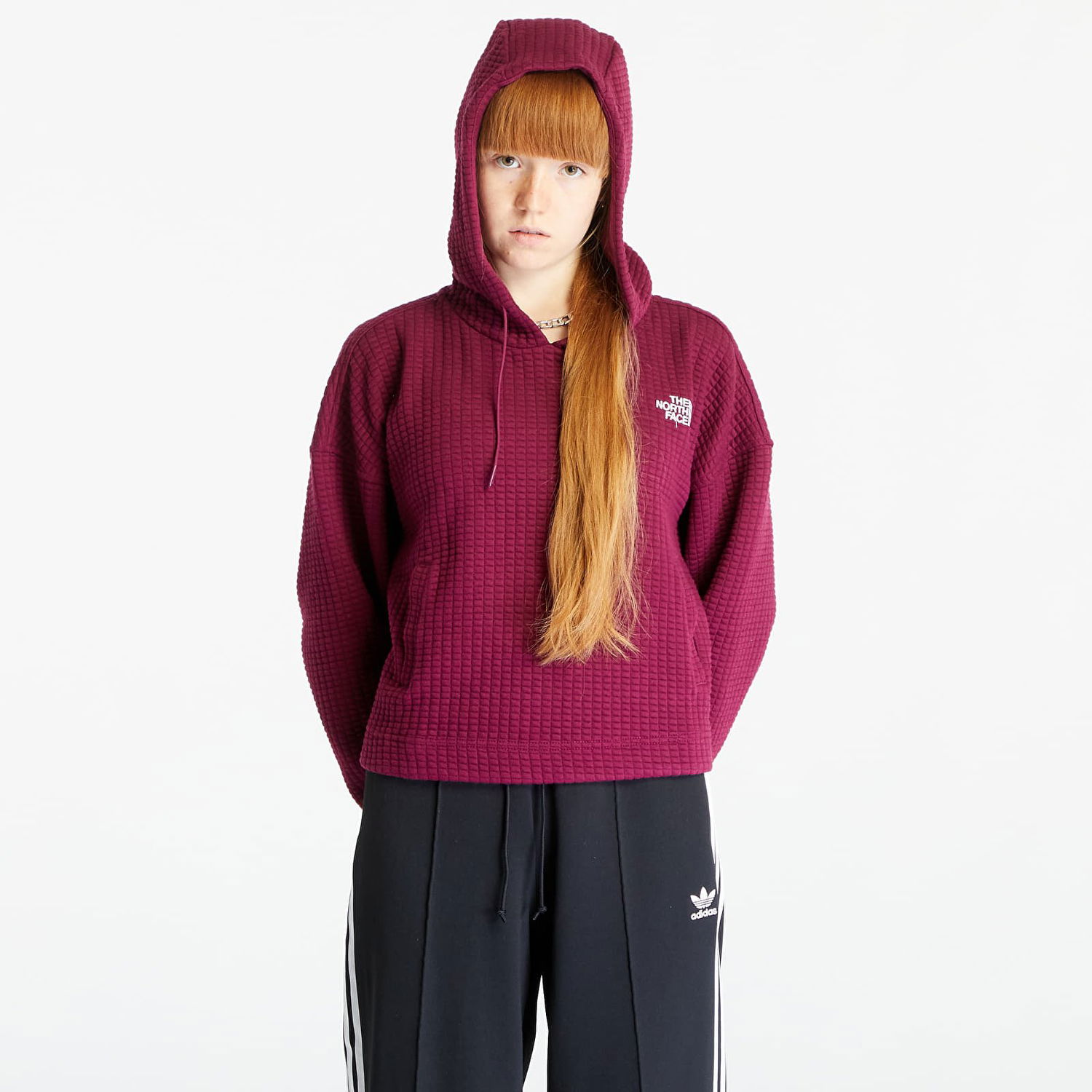 Mikina The North Face Mhysa Hoodie Boysenberry Červená | NF0A853WI0H1, 0