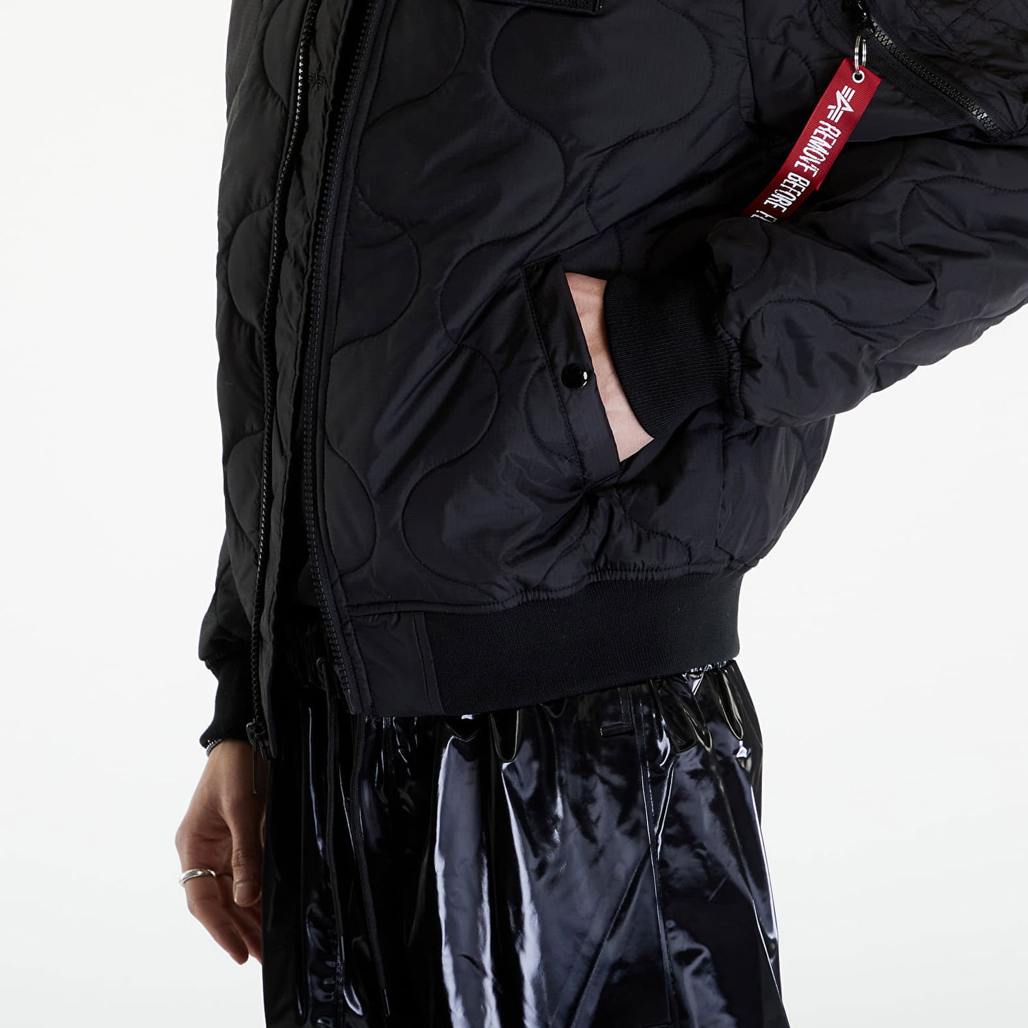 Bomber bunda Alpha Industries MA-1 ALS Black Čierna | 136135 03, 1