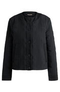 Water-Repellent Padded Check Jacket