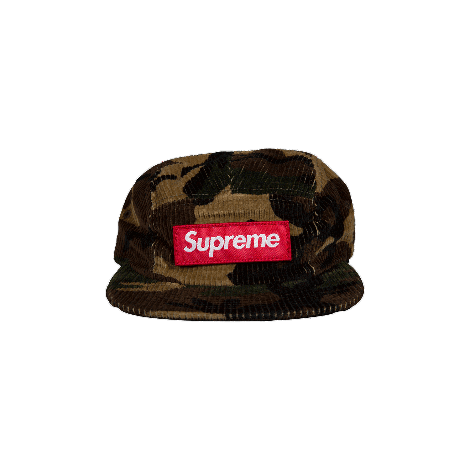 Šiltovka Supreme Camo Corduroy Camp Cap Zelené | FW19H21 WOODLAND CAMO, 0