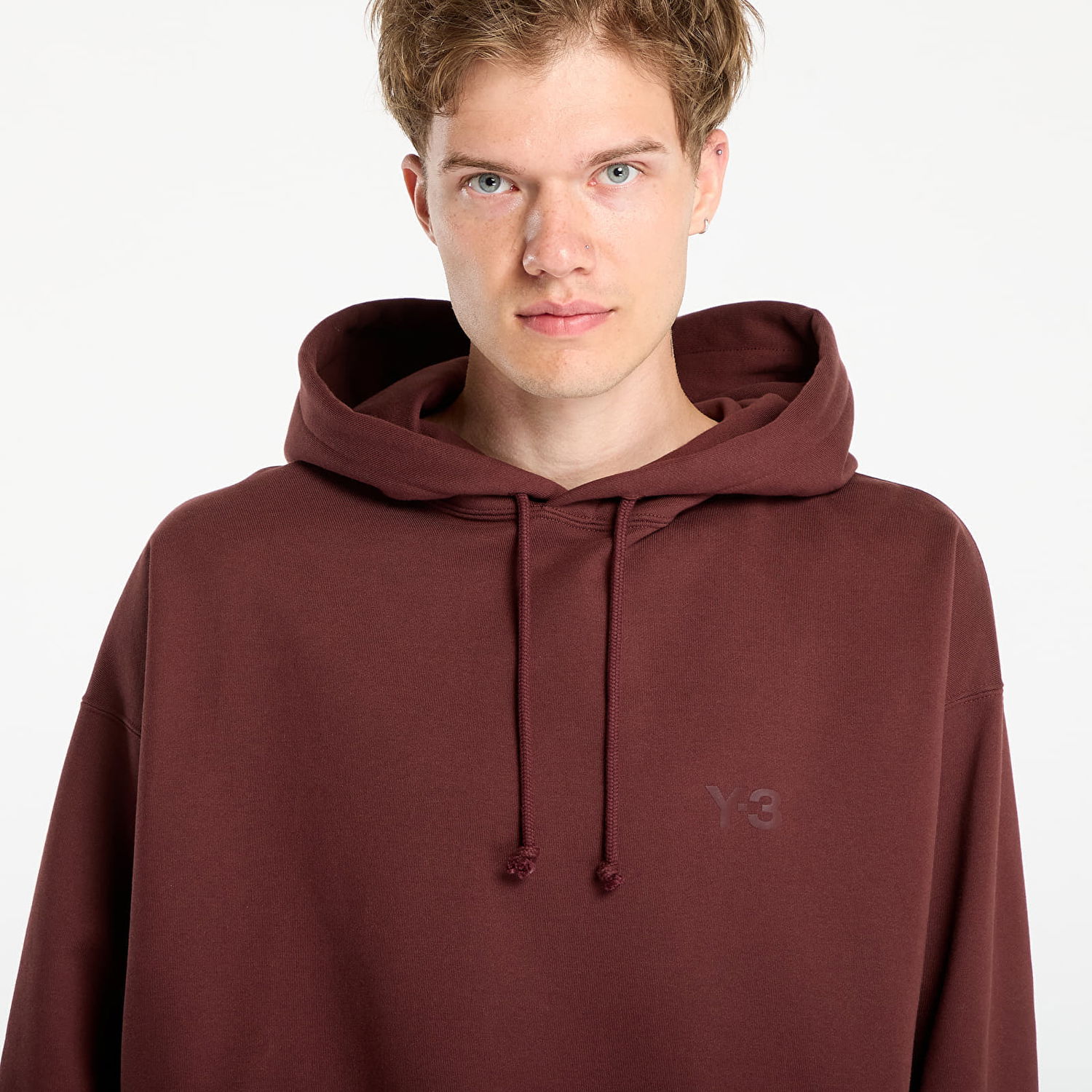 Mikina Y-3 Fl Hoodie UNISEX Mystery Brown L Hnedá | KA3111, 1