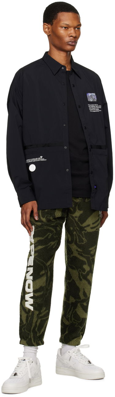 Košeľa AAPE by A Bathing Ape AAPE by A Bathing Ape Holographic Patch Shirt Čierna | AAPSTM8441XXKBKX, 3