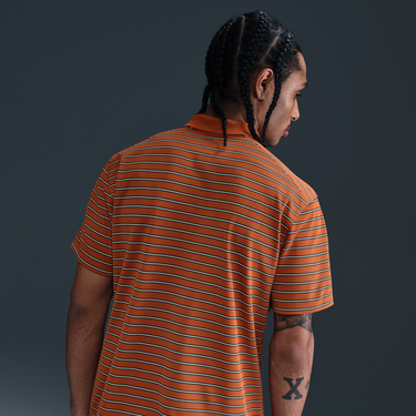 Polo tričko Nike Nike Dri-FIT Victory Striped Golf Polo Oranžová | DH0829-802, 2
