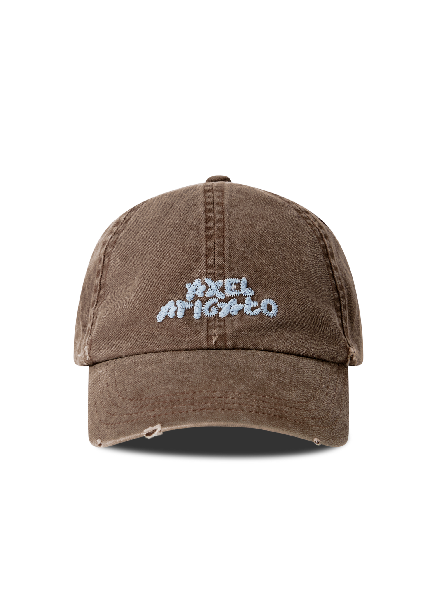 Šiltovka AXEL ARIGATO AXEL ARIGATO Embroidered Distressed Washed Cap Hnedá | X3962001, 1