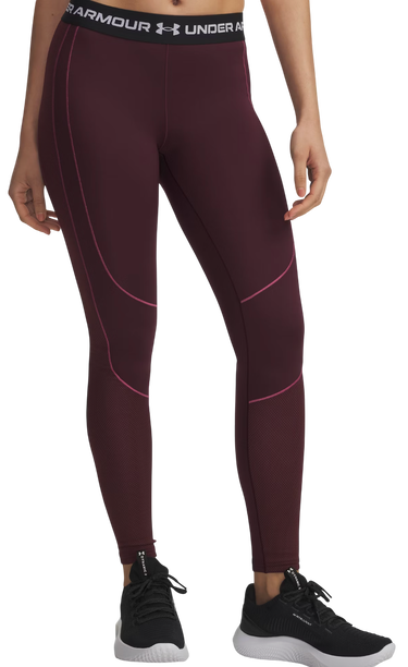 Legíny Under Armour ColdGear Textured Leggings Vínová | 6003997-600, 0