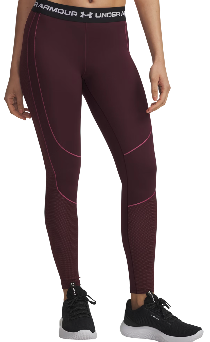 Legíny Under Armour ColdGear Textured Leggings Vínová | 6003997-600