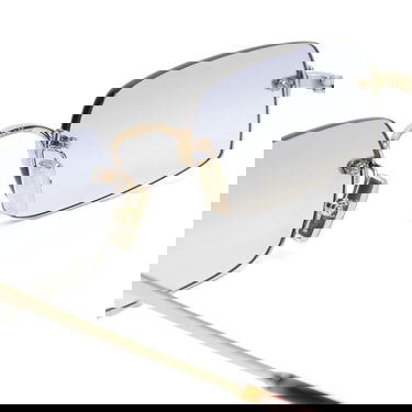 Slnečné okuliare Miu Miu Rimless Rectangular Gradient Sunglasses Metalická | 0MU-B50S-52-ZVN80O, 4