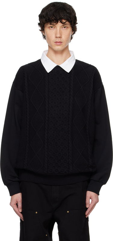 Sveter Carhartt WIP Black Knit Tridon Sweater Čierna | I034033, 0