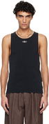 Faded Ribbed Tank Top