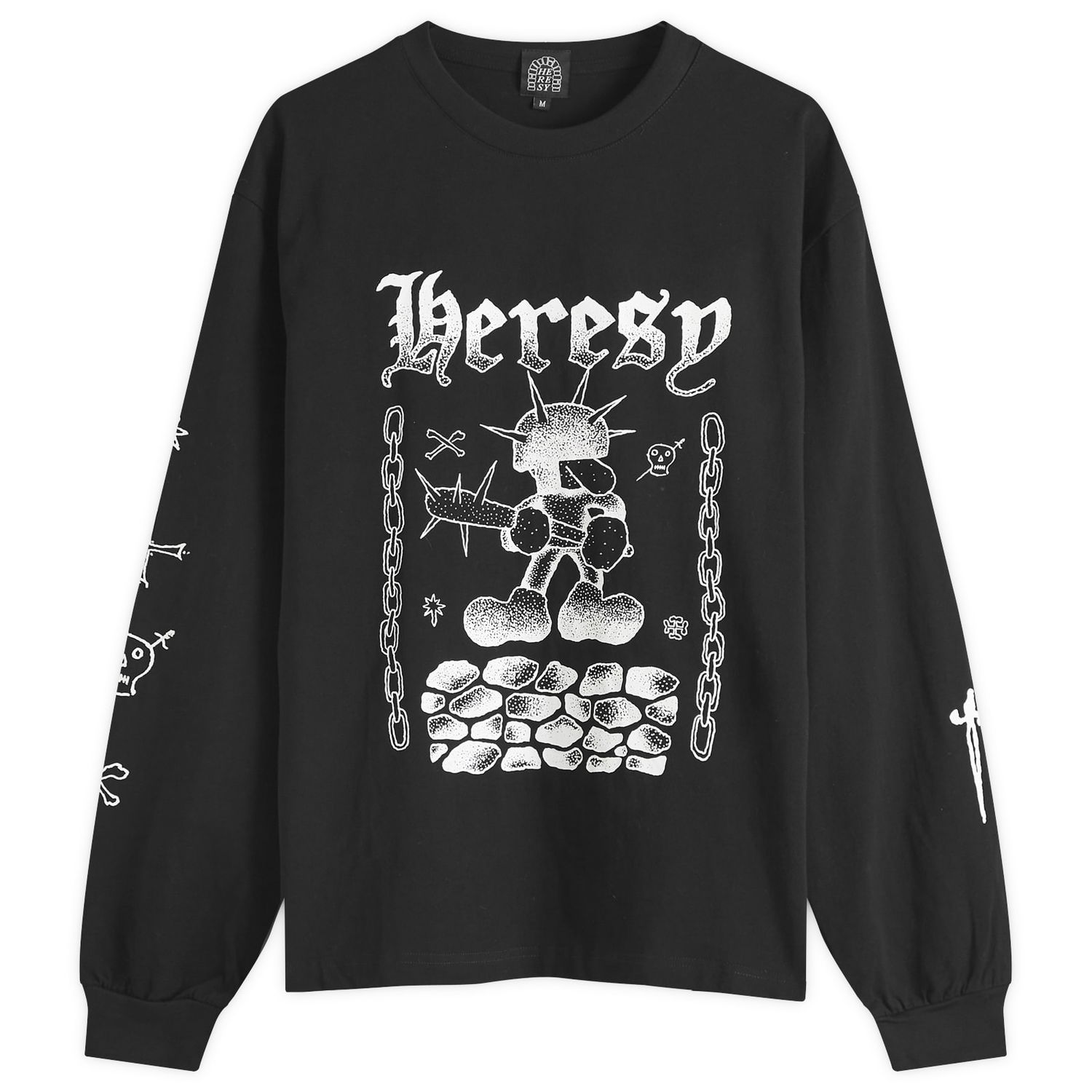 Tričko Heresy Heresy Fightin' Longsleeve T-Shirt Čierna | HSS25-T11B, 1
