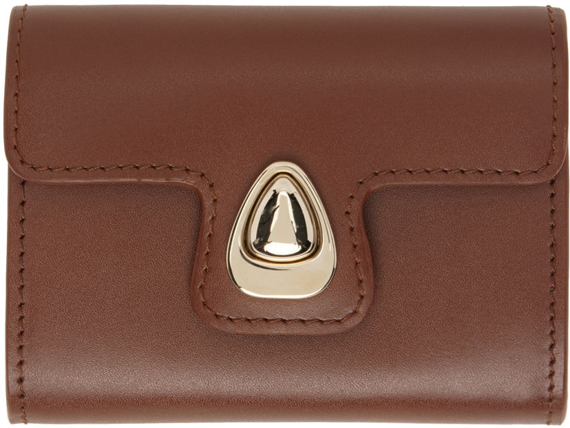 Peňaženka A.P.C. Astra Compact Card Holder Hnedá | PXBMW-F63583