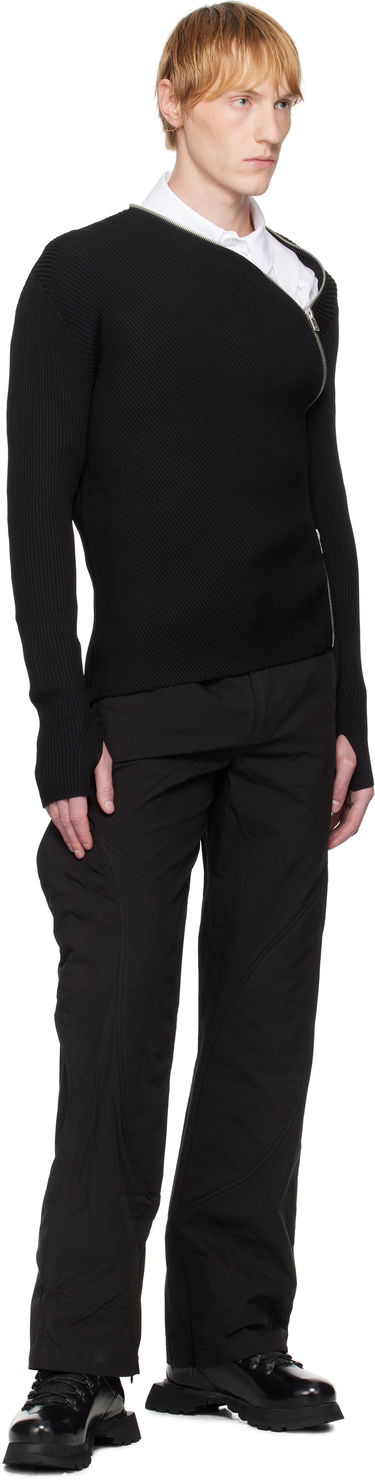 Cargo nohavice HELIOT EMIL Heliot Emil Concordance Puffed Cargo Trousers Čierna | SS25_M_10_108_BLK01_CO, 3